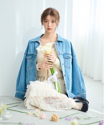 mysty woman | セットアップ着用可・KUROKIデニムGジャン 283123(デニムジャケット)