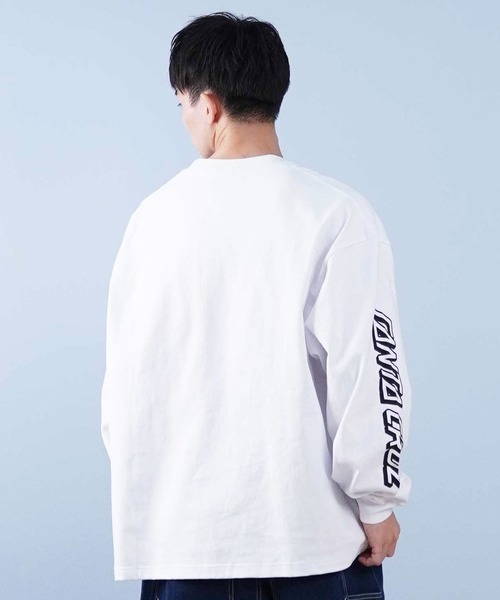 SANTA CRUZ(サンタクルーズ)の「【ムラサキスポーツ限定】SANTACRUZ/サンタクルーズ ロンT/長袖Tシャツ スリーブプリント 502251403(Tシャツ/カットソー・メンズ・ブラック×グレー/ブラック×ブルー/ホワイト×グレー/ホワイト×ブルー・M/L/XL)」の7枚目の写真