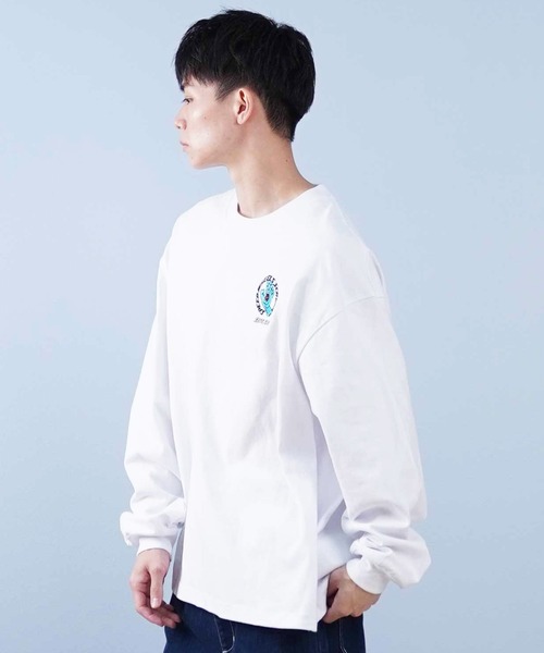 SANTA CRUZ(サンタクルーズ)の「【ムラサキスポーツ限定】SANTACRUZ/サンタクルーズ ロンT/長袖Tシャツ スリーブプリント 502251403(Tシャツ/カットソー・メンズ・ブラック×グレー/ブラック×ブルー/ホワイト×グレー/ホワイト×ブルー・M/L/XL)」の6枚目の写真