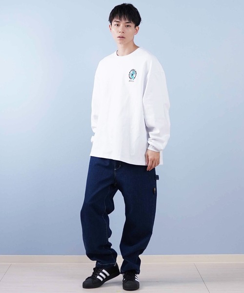 SANTA CRUZ(サンタクルーズ)の「【ムラサキスポーツ限定】SANTACRUZ/サンタクルーズ ロンT/長袖Tシャツ スリーブプリント 502251403(Tシャツ/カットソー・メンズ・ブラック×グレー/ブラック×ブルー/ホワイト×グレー/ホワイト×ブルー・M/L/XL)」の9枚目の写真