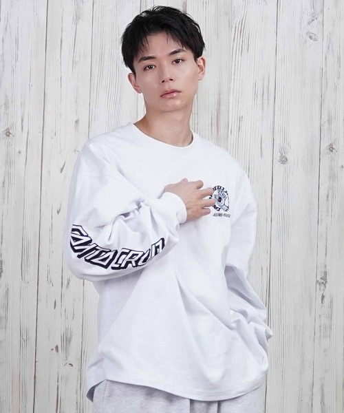 SANTA CRUZ(サンタクルーズ)の「【ムラサキスポーツ限定】SANTACRUZ/サンタクルーズ ロンT/長袖Tシャツ スリーブプリント 502251403(Tシャツ/カットソー・メンズ・ブラック×グレー/ブラック×ブルー/ホワイト×グレー/ホワイト×ブルー・M/L/XL)」の14枚目の写真