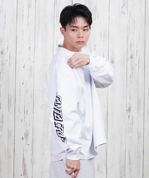 SANTA CRUZ(サンタクルーズ)の「【ムラサキスポーツ限定】SANTACRUZ/サンタクルーズ ロンT/長袖Tシャツ スリーブプリント 502251403(Tシャツ/カットソー・メンズ・ブラック×グレー/ブラック×ブルー/ホワイト×グレー/ホワイト×ブルー・M/L/XL)」の17枚目の写真