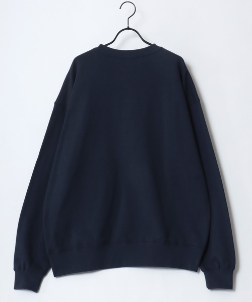 BEN DAVIS(ベンデイビス)の「BEN DAVIS/ベンデイビス STAFF SWEATSHIRT/オーバーサイズ 裏毛 ロゴ ワンポイント刺繍 スウェット トレーナー/レディース メンズ(スウェット・メンズ・ブラック/ネイビー/アッシュグレー・XL/L/M)」の12枚目の写真
