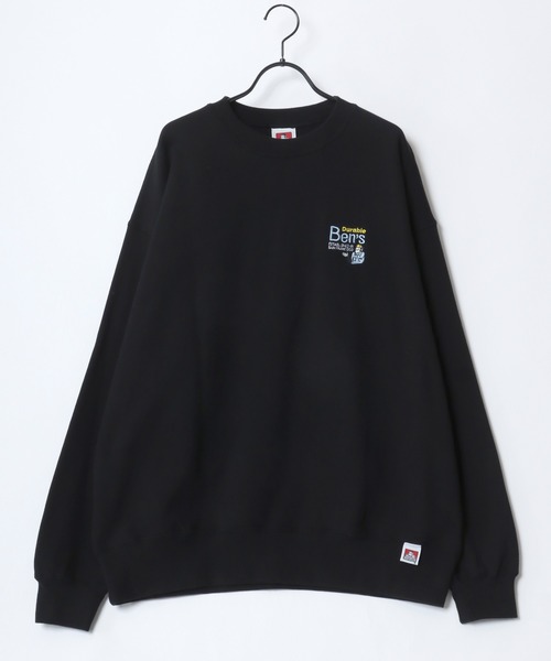 BEN DAVIS(ベンデイビス)の「BEN DAVIS/ベンデイビス STAFF SWEATSHIRT/オーバーサイズ 裏毛 ロゴ ワンポイント刺繍 スウェット トレーナー/レディース メンズ(スウェット・メンズ・ブラック/ネイビー/アッシュグレー・XL/L/M)」の7枚目の写真