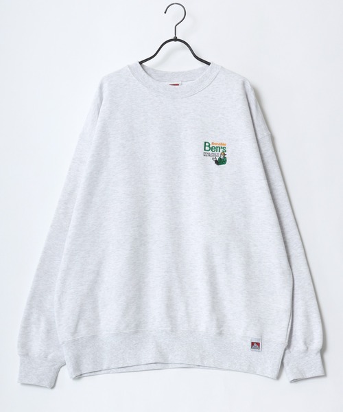 BEN DAVIS(ベンデイビス)の「BEN DAVIS/ベンデイビス STAFF SWEATSHIRT/オーバーサイズ 裏毛 ロゴ ワンポイント刺繍 スウェット トレーナー/レディース メンズ(スウェット・メンズ・ブラック/ネイビー/アッシュグレー・XL/L/M)」の9枚目の写真