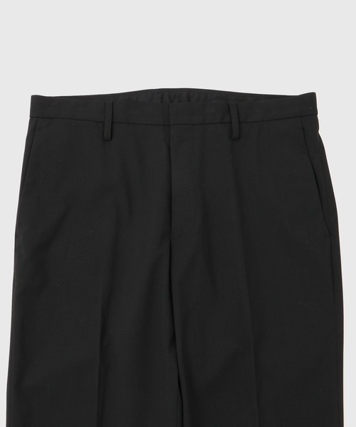 明日まで！アダムエロペ　スリムテーパードパンツ セール】【Chambrer】スリムテーパード スラックス