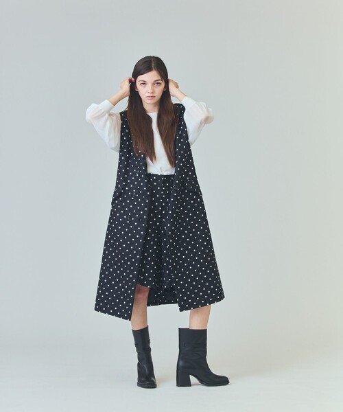 GRACE CLASS(グレースクラス)の「ドットジレドレス(ワンピース・レディース・ピンク/ブラック/キナリ・38/36)」の13枚目の写真