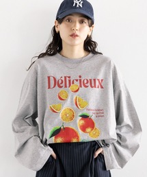 RAGEBLUE | フルーツモチーフロゴルーズロングTシャツ(Tシャツ/カットソー)