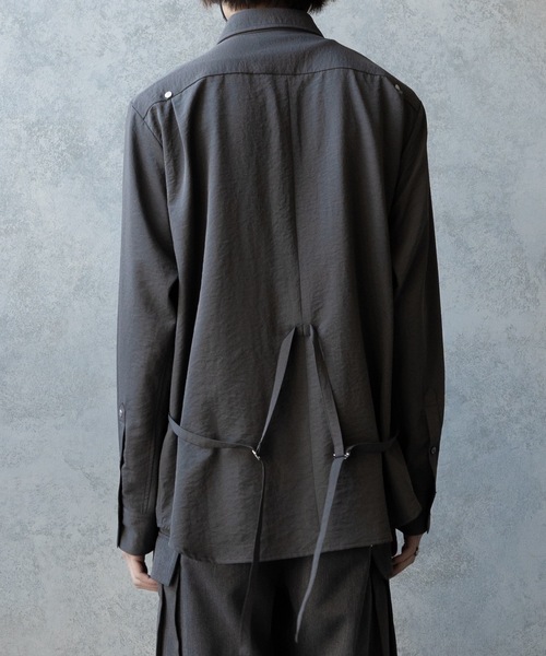 PHILTHEORY（フィルセオリー）の「Vest layered shirts/ベストレイヤードシャツ（シャツ/ブラウス・メンズ・ブラック/グレー・3/2/1）」の18枚目の写真