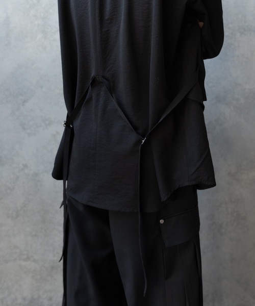 PHILTHEORY（フィルセオリー）の「Vest layered shirts/ベストレイヤードシャツ（シャツ/ブラウス・メンズ・ブラック/グレー・3/2/1）」の8枚目の写真