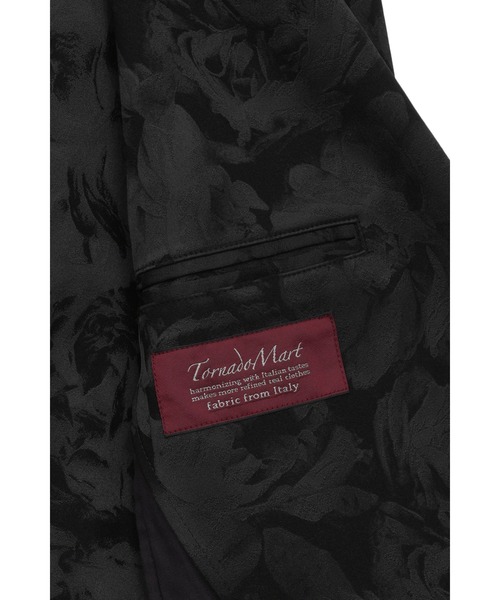 TORNADO MART∴ローズサテンジャカードジャケット（テーラード