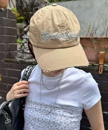 【 MEMECLE / メメクル 】Y2K 迷彩 ストリートダメージキャップ