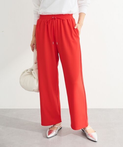 Green　Parks（グリーンパークス）の「カラーイージーパンツ（その他パンツ・レディース・グリーン/レッド/ライトグレー/ブラック/ホワイト系その他2・FREE）」の5枚目の写真