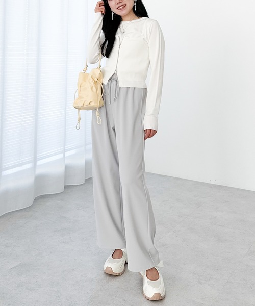 Green　Parks（グリーンパークス）の「カラーイージーパンツ（その他パンツ・レディース・グリーン/レッド/ライトグレー/ブラック/ホワイト系その他2・FREE）」の17枚目の写真