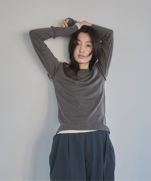 feepur(フェピュール)の「アウトロックスラブロンTee(Tシャツ/カットソー・レディース・ベージュ/イエロー/アイボリー/チャコールグレー・MEDIUM)」の7枚目の写真