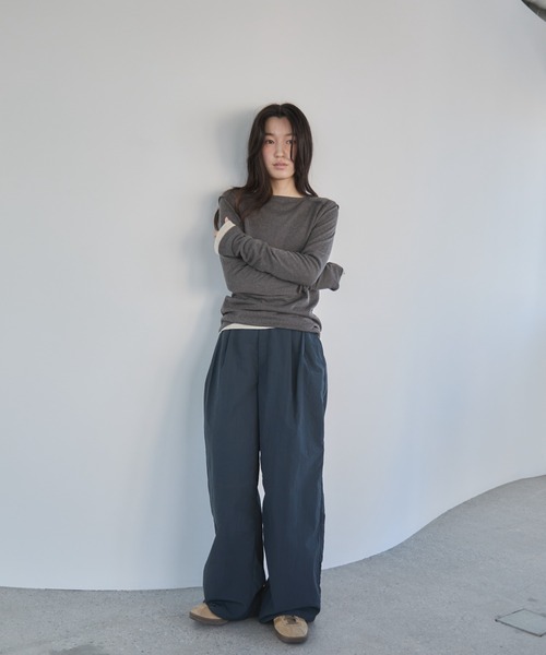 feepur(フェピュール)の「アウトロックスラブロンTee(Tシャツ/カットソー・レディース・ベージュ/イエロー/アイボリー/チャコールグレー・MEDIUM)」の5枚目の写真