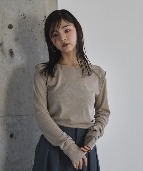 feepur(フェピュール)の「アウトロックスラブロンTee(Tシャツ/カットソー・レディース・ベージュ/イエロー/アイボリー/チャコールグレー・MEDIUM)」の22枚目の写真