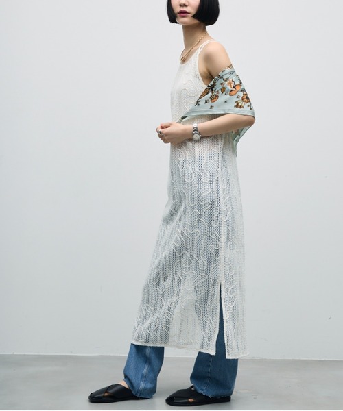 セール】コード刺繍キャミワンピース（ワンピース）｜Trish