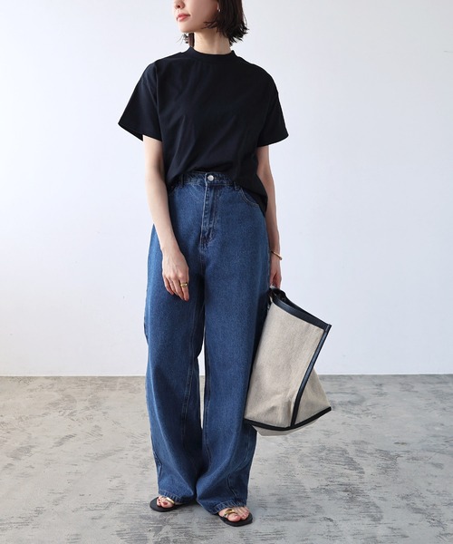 AMIE カーブデニム　blue Sサイズ 低身長 AMIE カーブデニム/blue Mサイズ - メルカリ