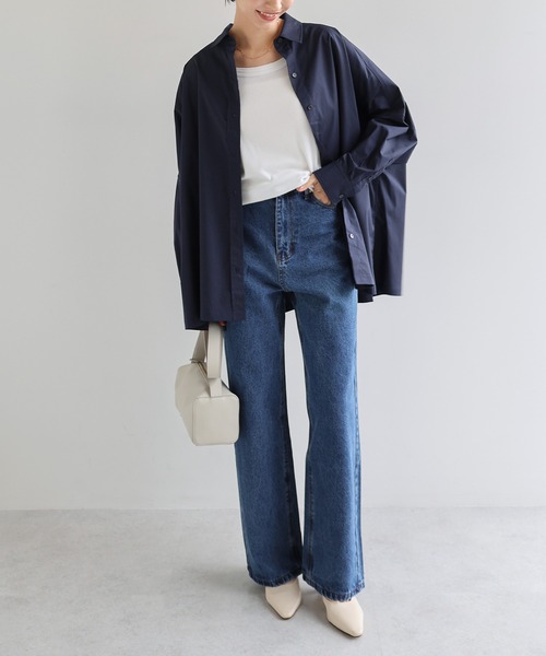 新サイズ追加/5サイズ展開》カーブデニムパンツ【S/SP/M/L/XL