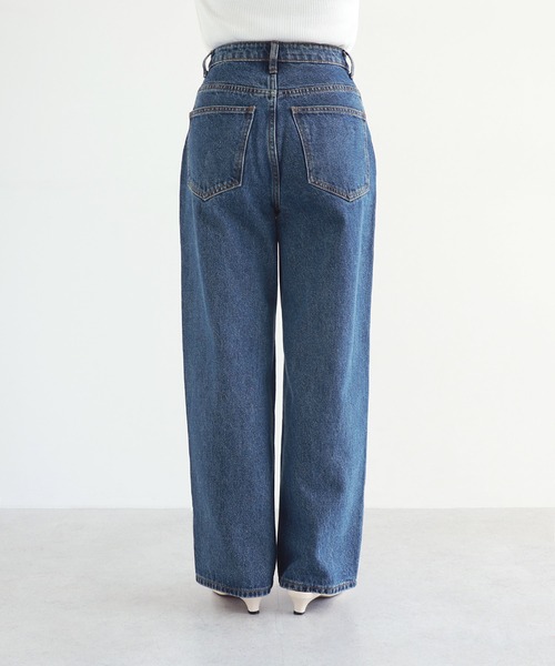 新サイズ追加/5サイズ展開》カーブデニムパンツ【S/SP/M/L/XL