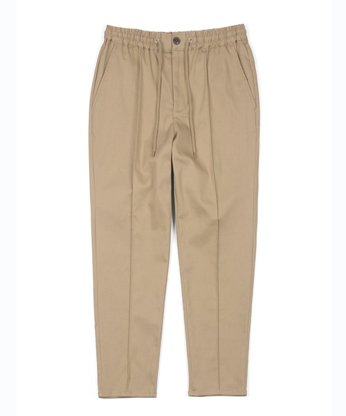 LANVIN en Bleu（ランバンオンブルー）の「超伸縮「ガムストレッチ」接触冷感 センタークリース ピンタック テーパードパンツ（スラックス・メンズ・ネイビー/ライトグレー/ライトベージュ/アイボリー/ブラック・46/48/50/52）」の21枚目の写真