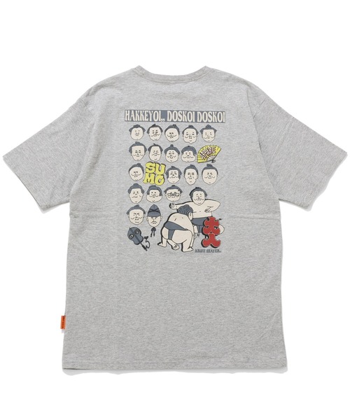 KRIFF MAYER（クリフメイヤー）の「おすもうちゃんT(大入)（Tシャツ/カットソー・メンズ・オフホワイト/グレー/チャコール/イエロー/ブルー/コーラル・LARGE/MEDIUM/X-LARGE）」の3枚目の写真