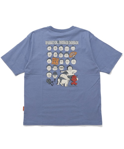 KRIFF MAYER（クリフメイヤー）の「おすもうちゃんT(大入)（Tシャツ/カットソー・メンズ・オフホワイト/グレー/チャコール/イエロー/ブルー/コーラル・LARGE/MEDIUM/X-LARGE）」の5枚目の写真