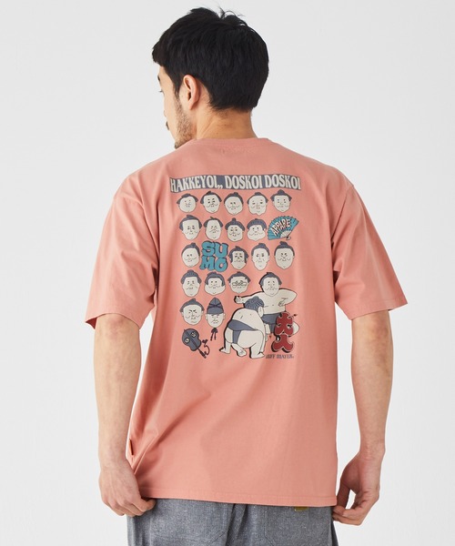 KRIFF MAYER（クリフメイヤー）の「おすもうちゃんT(大入)（Tシャツ/カットソー・メンズ・オフホワイト/グレー/チャコール/イエロー/ブルー/コーラル・LARGE/MEDIUM/X-LARGE）」の6枚目の写真