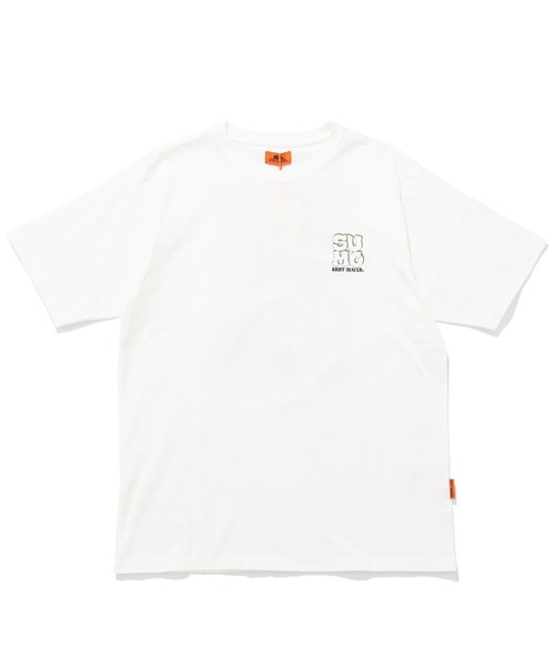 KRIFF MAYER（クリフメイヤー）の「おすもうちゃんT(大入)（Tシャツ/カットソー・メンズ・オフホワイト/グレー/チャコール/イエロー/ブルー/コーラル・LARGE/MEDIUM/X-LARGE）」の7枚目の写真