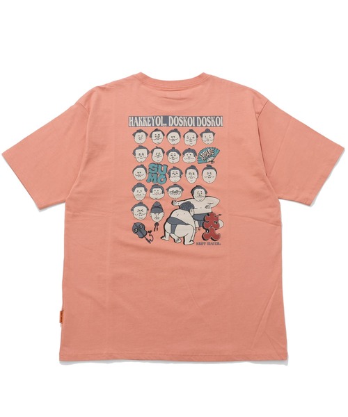 KRIFF MAYER（クリフメイヤー）の「おすもうちゃんT(大入)（Tシャツ/カットソー・メンズ・オフホワイト/グレー/チャコール/イエロー/ブルー/コーラル・LARGE/MEDIUM/X-LARGE）」の13枚目の写真