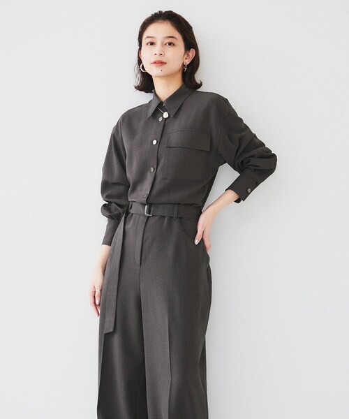 セール】【朝比奈 彩×Oggi×UNTITLED スペシャルコラボ】シャツカラー