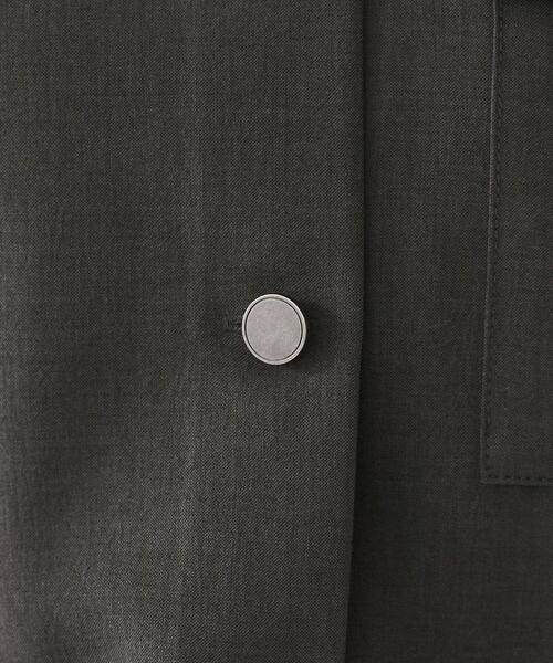 UNTITLED（アンタイトル）の「【朝比奈 彩×Oggi×UNTITLED スペシャルコラボ】シャツカラーオールインワン（サロペット/オーバーオール・レディース・チャコールグレー/ブラック・00/01/02/44）」の17枚目の写真