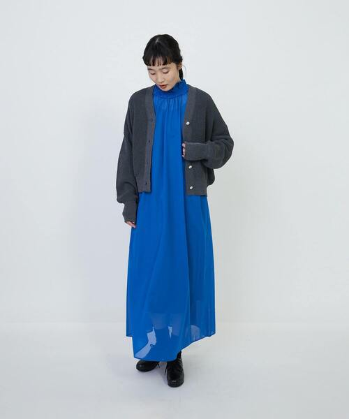 新品　ADIEU TRISTESSE LOISIR カーディガン　ベルト付き セール】エステル和紙片畦編みカーディガン（カーディガン