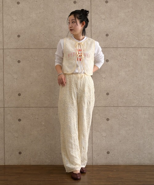 ♡‪BEPO様♡‪専用 セール】〈セットアップ対応〉ニットコード刺繍ベスト（ベスト