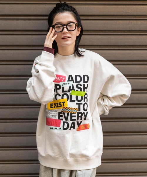 Fishs Eddy（フィッシュエディ）の「【Fishs Eddy(フィッシュエディ)】スウェットプルオーバー【UNISEX】（スウェット・レディース・ライトグレー/ブラック/ネイビー/オフホワイト・MEDIUM/LARGE）」の8枚目の写真