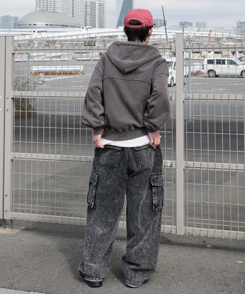 セール】vintage like draw cord wide cargo pants ビンテージ