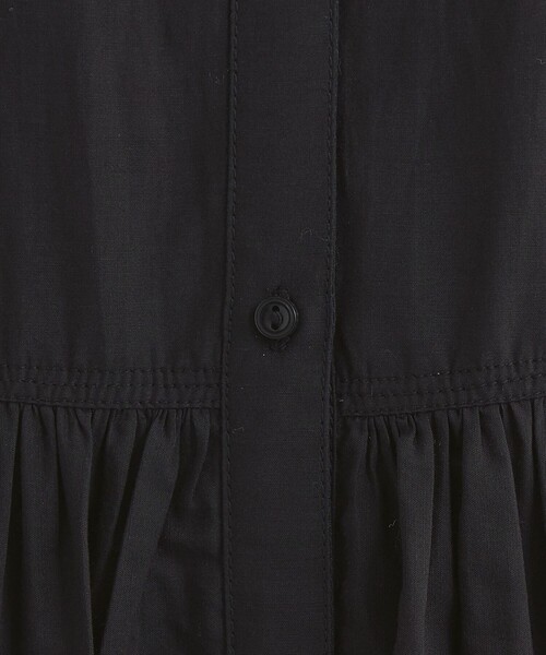 green label relaxing(グリーンレーベルリラクシング)の「ボイル ギャザー ハオリ ショートスリーブ ワンピース(ワンピース・レディース・ベージュ/ダークグリーン/ブラック・FREE)」の20枚目の写真