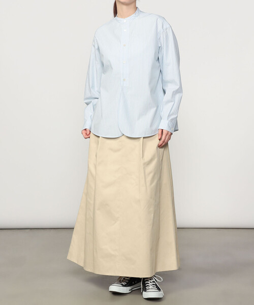 SCYE BASICS（サイベーシックス）の「SCYE BASICS | サンホアキンチノ フレアスカート WOMEN（スカート・レディース・ベージュ系その他・38）」の11枚目の写真