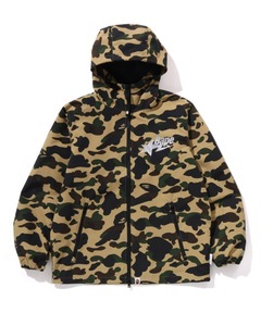 A Bathing ApeのMサイズカモフラージュ柄ミリタリージャケット A BATHING APE（アベイシングエイプ）の「1ST CAMO DUCK WIDE