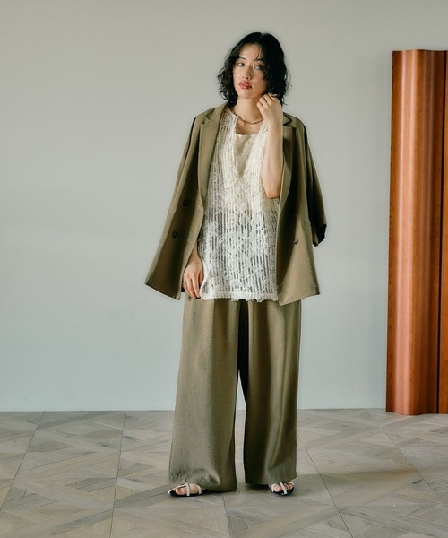 セール】ニュアンス柄レーシーベスト 242836（ベスト）｜LEPSIM