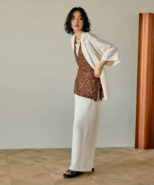 状態悪　確認用 LEPSIM（レプシィム）の「ニュアンス柄レーシーベスト 242836