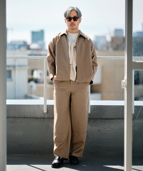 EDIFICE（エディフィス）の「E. ウールリップストップ ハルトブルゾン（その他アウター・メンズ・ブラウン系その他・LARGE/MEDIUM）」の2枚目の写真