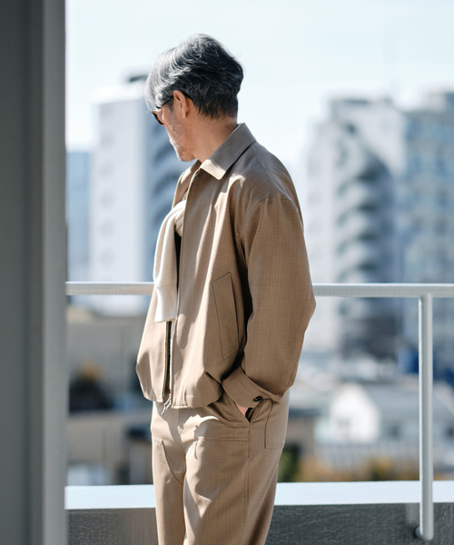 EDIFICE（エディフィス）の「E. ウールリップストップ ハルトブルゾン（その他アウター・メンズ・ブラウン系その他・LARGE/MEDIUM）」の3枚目の写真