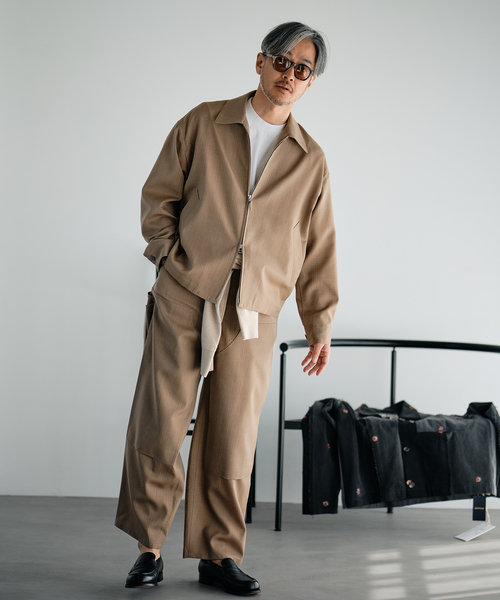 EDIFICE（エディフィス）の「E. ウールリップストップ ハルトブルゾン（その他アウター・メンズ・ブラウン系その他・LARGE/MEDIUM）」の4枚目の写真