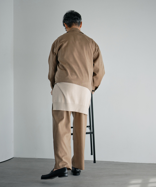 EDIFICE（エディフィス）の「E. ウールリップストップ ハルトブルゾン（その他アウター・メンズ・ブラウン系その他・LARGE/MEDIUM）」の7枚目の写真