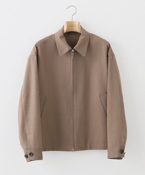 EDIFICE（エディフィス）の「E. ウールリップストップ ハルトブルゾン（その他アウター・メンズ・ブラウン系その他・LARGE/MEDIUM）」の8枚目の写真