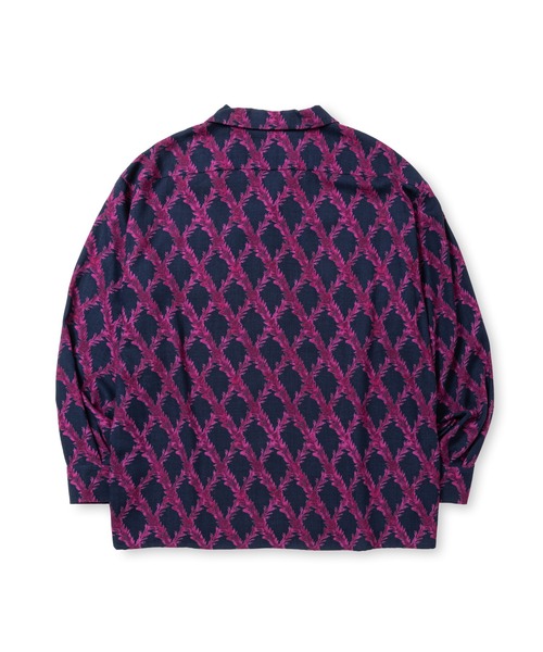 CALEE(キャリー)の「PLAID OPEN COLLAR L/S SH(シャツ/ブラウス・メンズ・ネイビー/イエロー/ライトグリーン・LARGE/MEDIUM/X-LARGE/SMALL)」の4枚目の写真
