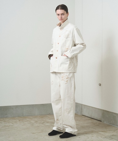 TROVE（トローヴ）の「TROVE x SHINSUKE KAWAHARA / DENIM JKT（デニムジャケット・メンズ・インディゴブルー/キナリ・1/3）」の22枚目の写真