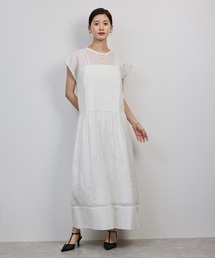 ROPE' | コットンエンブロイダリーレースワンピース/洗える(ワンピース)